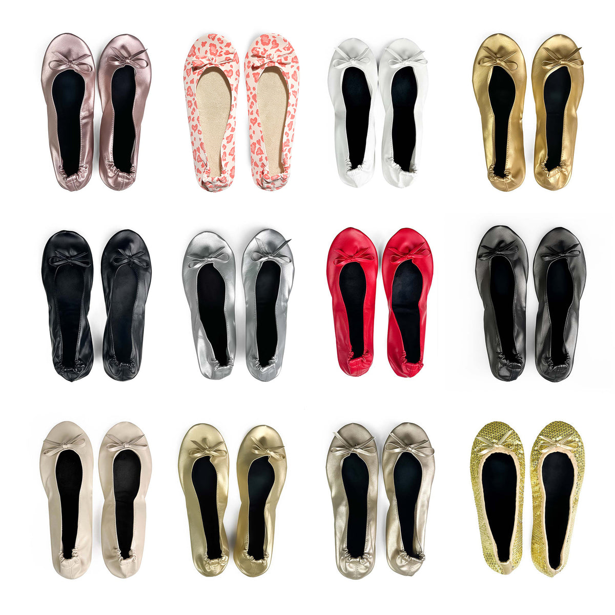 Foldable Ballet Dance Shoes