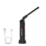 Magnetic foldable rechargeable work lamp