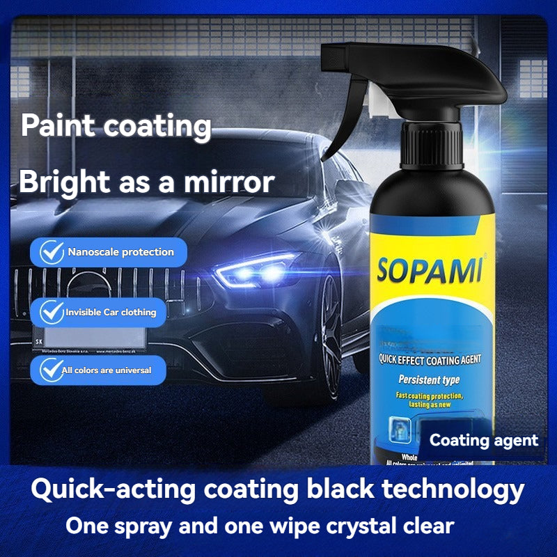 Car coating spray 500 ml bottle with nozzle and towel, photo 7
