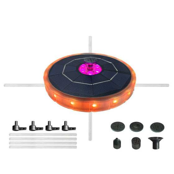 Solar Outdoor Floating Fountain with LED Lights Garden & Outdoor product image 2
