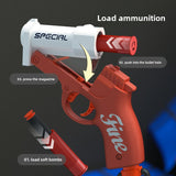 Gold Ring Throwing Shell Soft Bullet Launcher