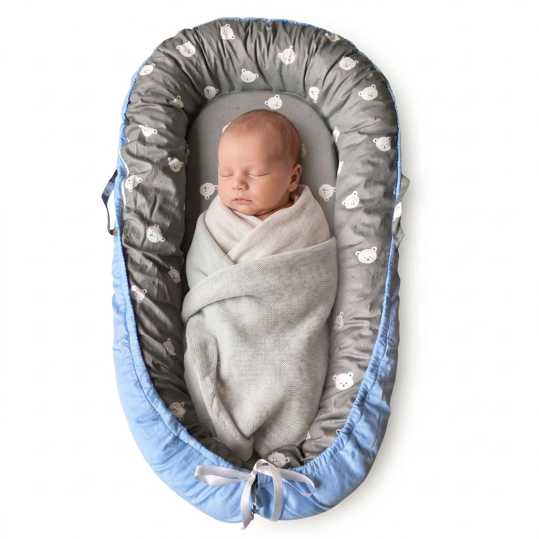 Portable Bionic Baby Nest Crib Removable Washable Cotton Newborn Bed