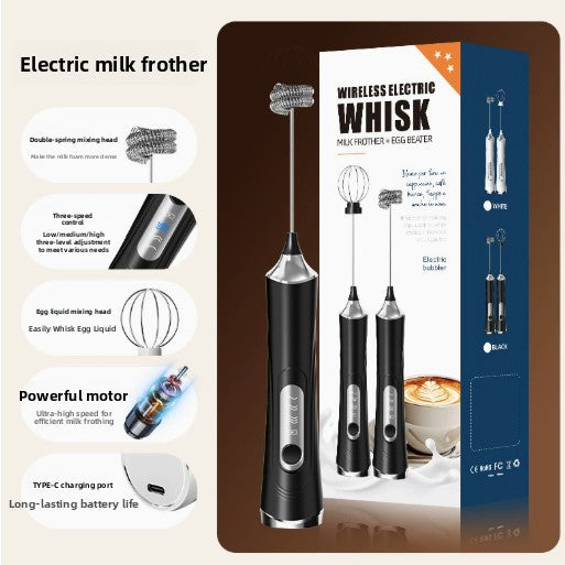 Household Handheld Egg Liquid Frother, Coffee Milk Frother, Electric... product image 7
