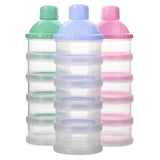 Milk powder container stacked and sealed