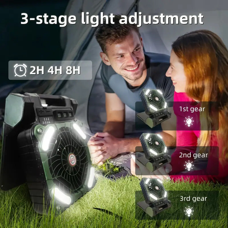 Solar Camping Fan