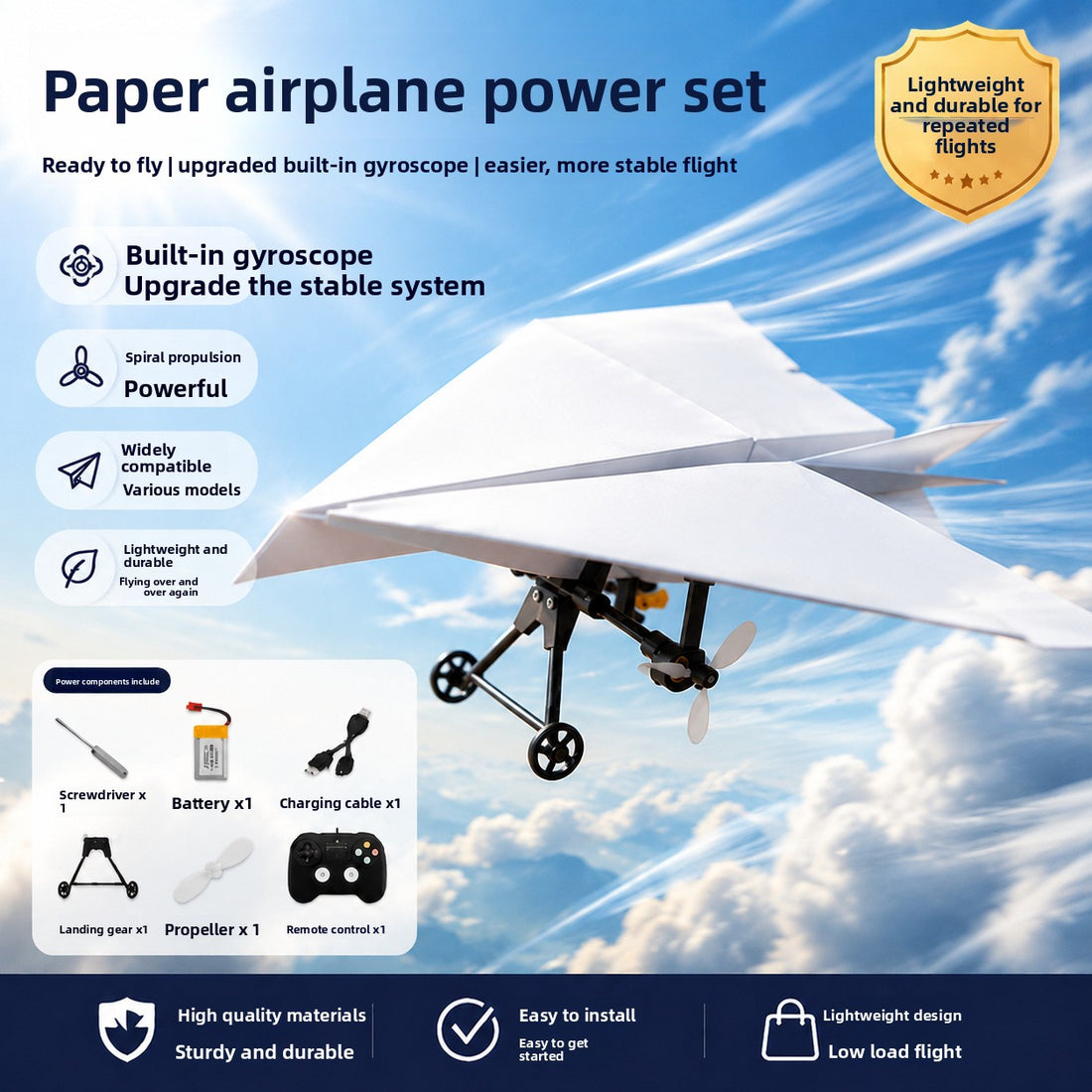 Children's New Remote-Controlled Paper Airplane product image 6
