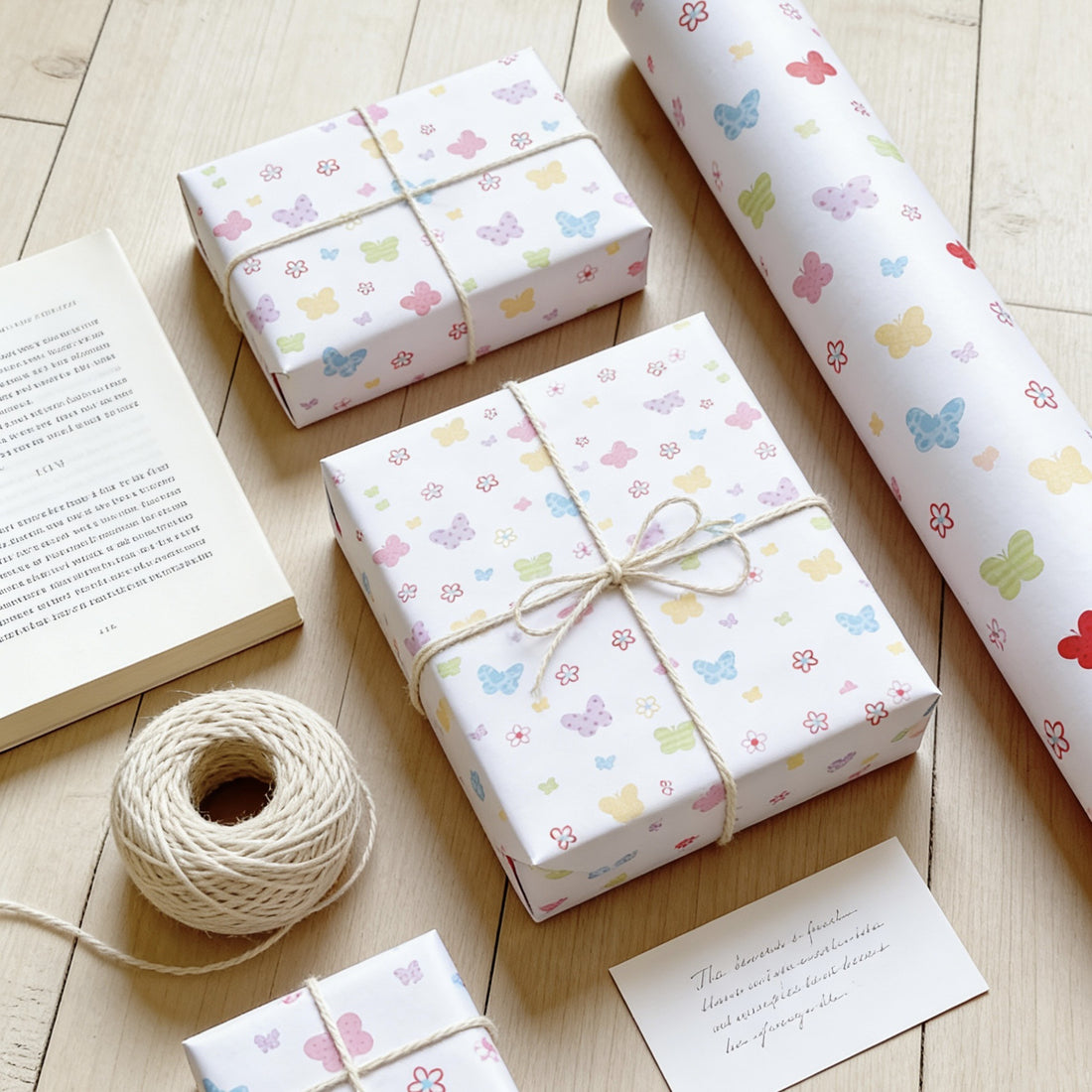 gift wrapping paper