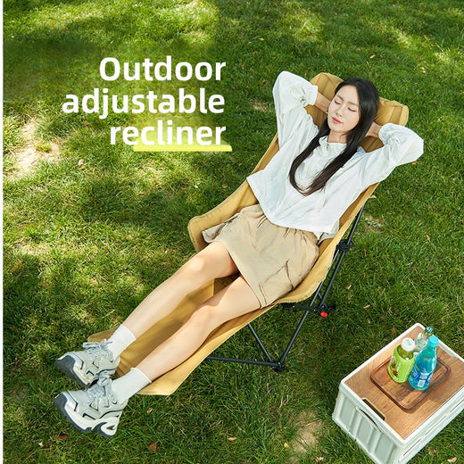 Adjustable Reclining Folding Camping Chair