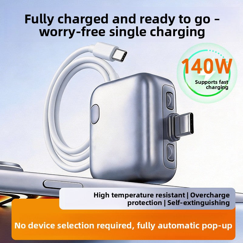 140W Super Fast Charger with Intelligent Power-Off Recognition