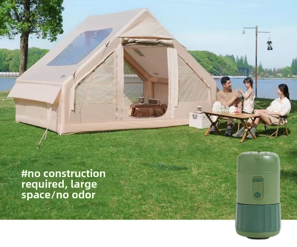 Quick Open Inflatable Camping Tent Oxford Cloth