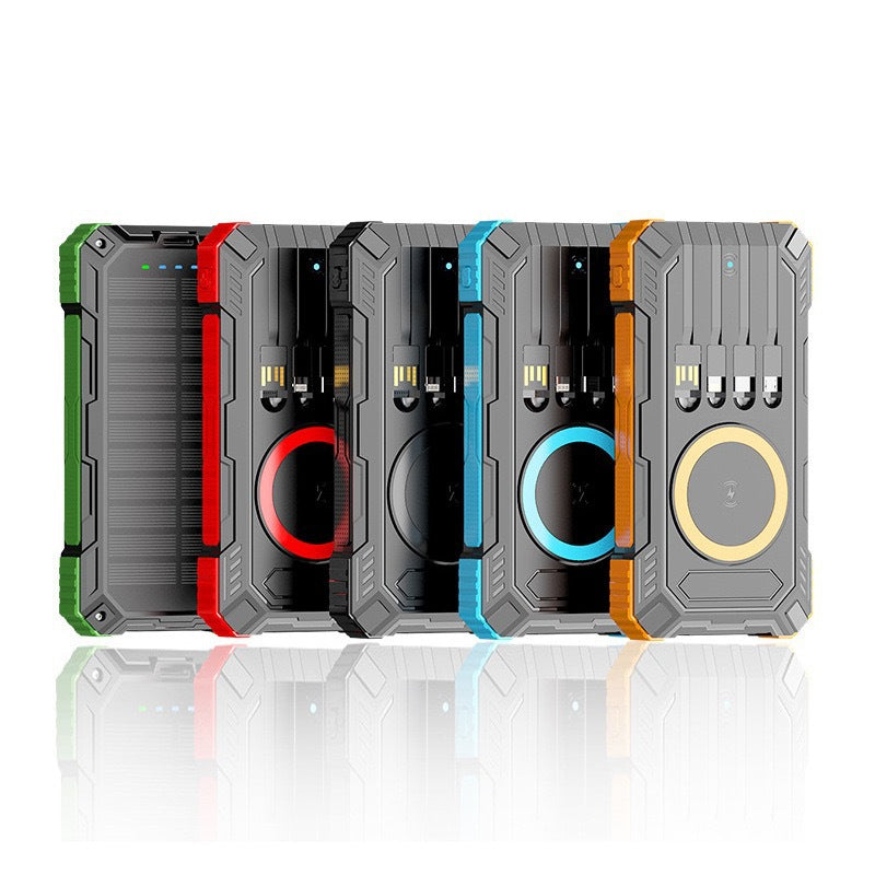 Fast charging comes with a wireless charging portable power bank