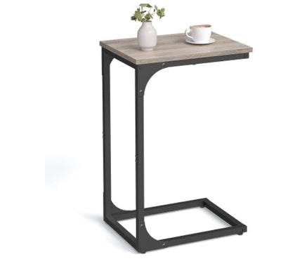 Wheeled Bedside Table Rolling Laptop Desk for Home