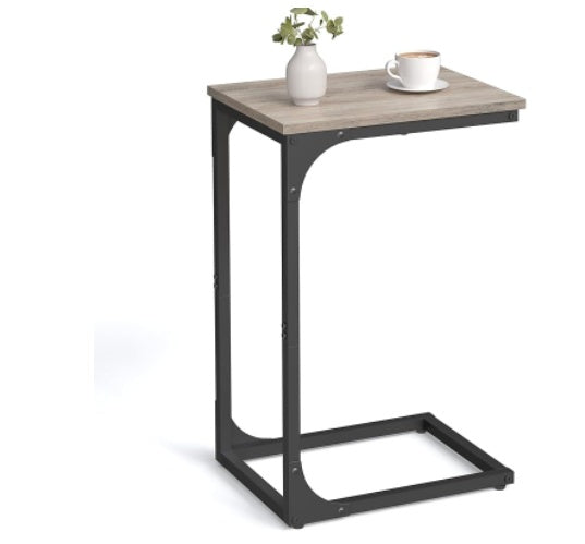 Wheeled Bedside Table Rolling Laptop Desk for Home