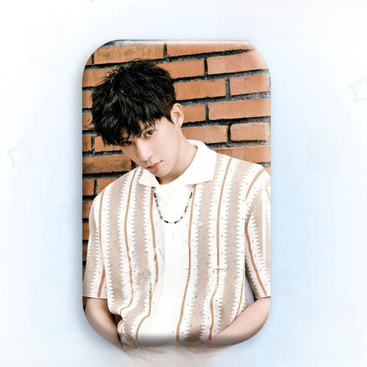 Custom Laser Tinplate Celebrity Badge Brooch product image 2