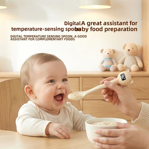 Temperature Sensing Silicone Feeding Spoon
