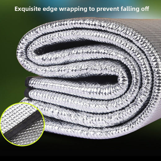 Thickened Double-Sided Aluminum Camping Mat with Storage Bag