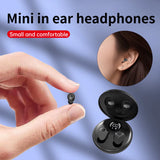 Wireless earbuds inside charging case