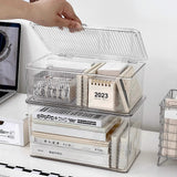 Acrylic Desktop Storage Box with Flip Lid product image 2