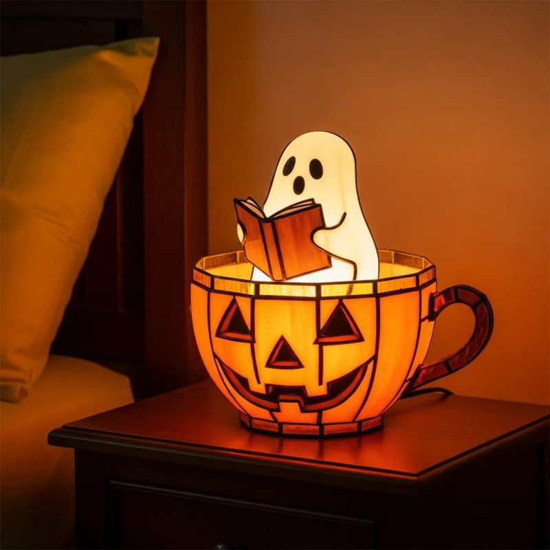 Halloween Ghost Reading Night Light
