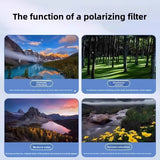 Universal 52mm CPL Polarizing Filter for Mobile Phones