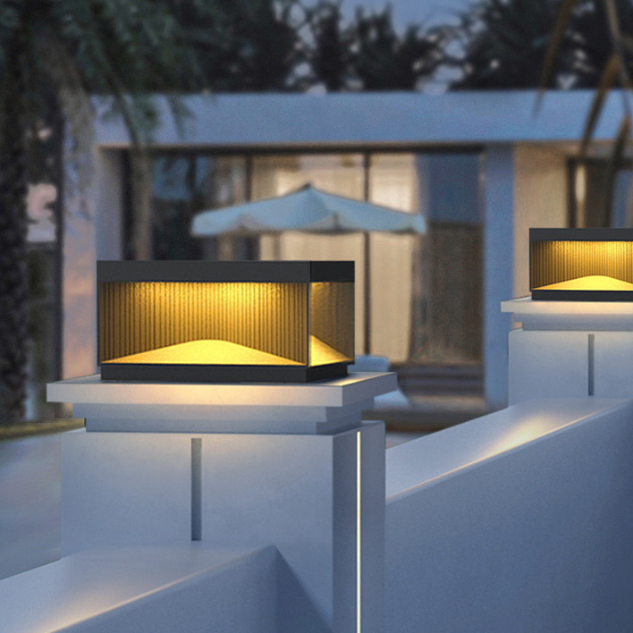Solar Powered Outdoor Waterproof Column Light