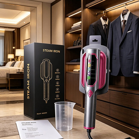 Liquid crystal portable handheld ironing machine
