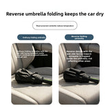 Umbrella Unique outward folding for dry handling after rain