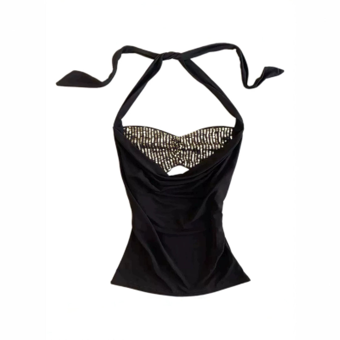 Women's Backless Halter Neck Top