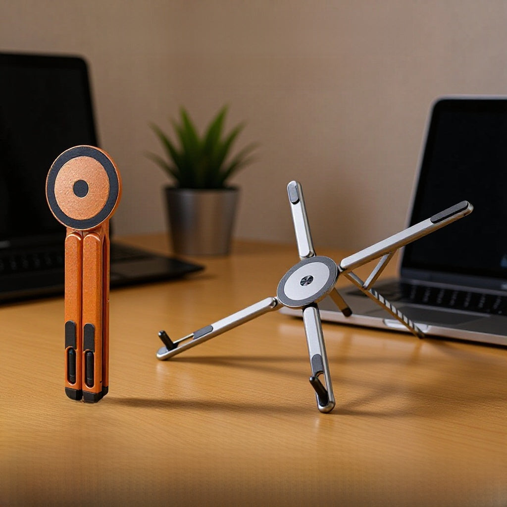 Adjustable Magnetic Phone Stand Aluminum Alloy Tripod