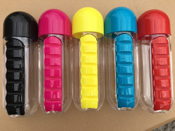 Convenient cup with a medicine container product image 1