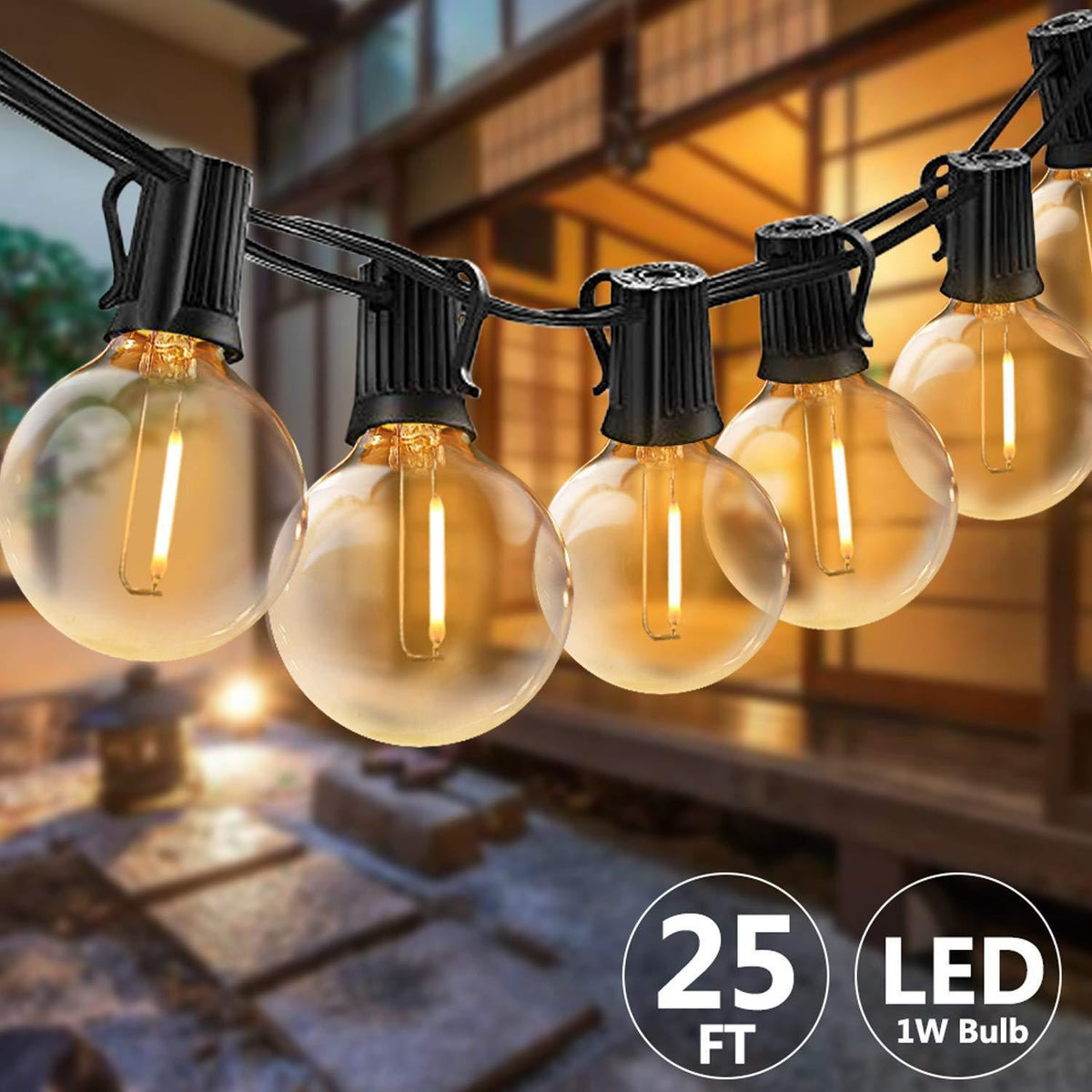 LED Bubble Light String with Remote Control