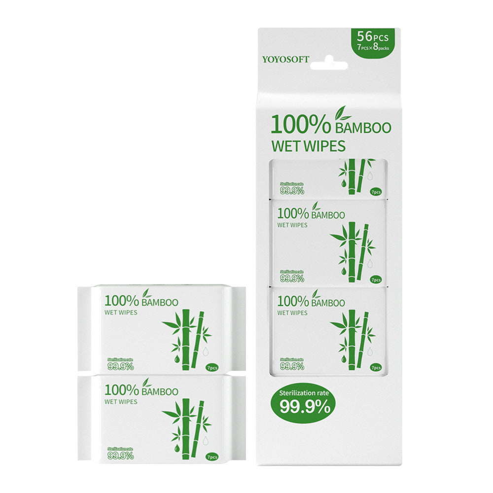 Bamboo Fiber Antibacterial Mini Wet Wipes product image 5