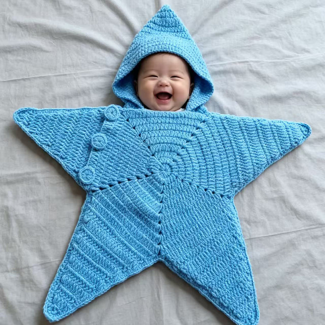 Baby Star Crochet Knit Suit product image 1