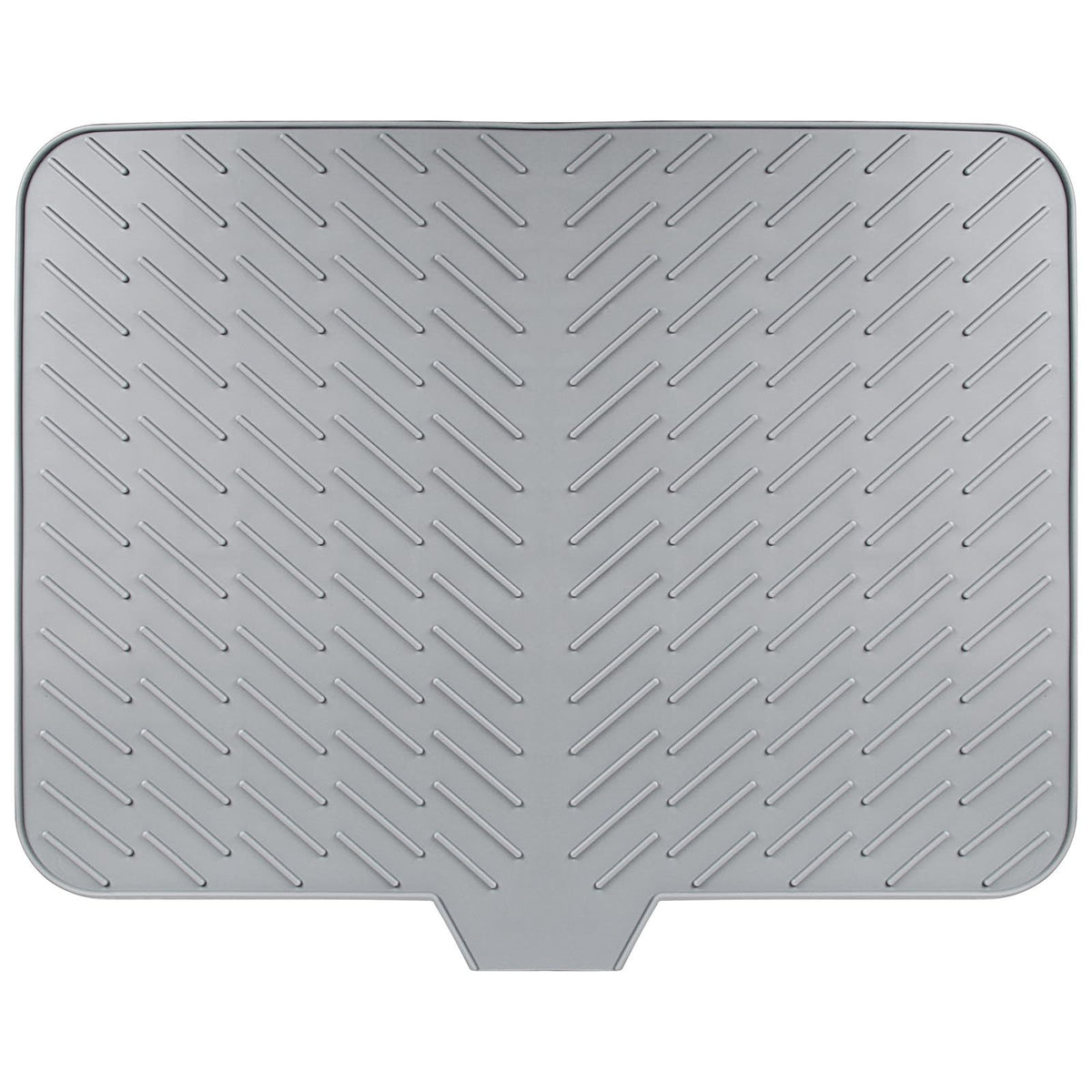 Silicone Slope Drainage Mat Large Square Kitchen Bar Tray