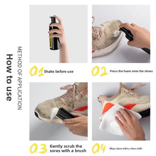 Sneaker Cleaning Kit with Foam and Brushes