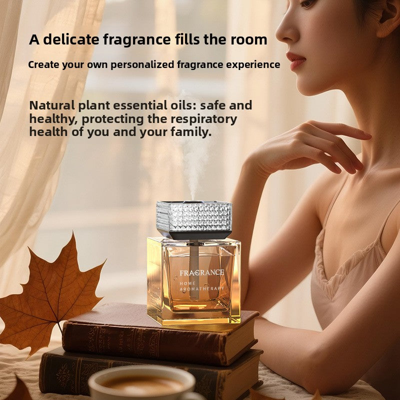 Automatic spray aroma diffuser
