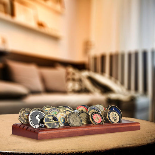 Wooden Multi Layer Coin Medal Display Rack product image 4