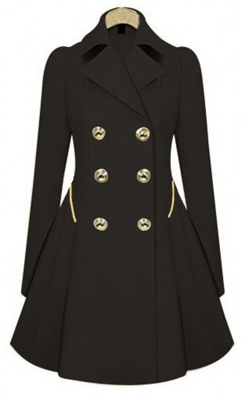 Mid-length commuter coat