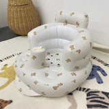 Inflatable Baby Chair in use at dining table
