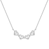 Four-Leaf Clover Heart Necklace