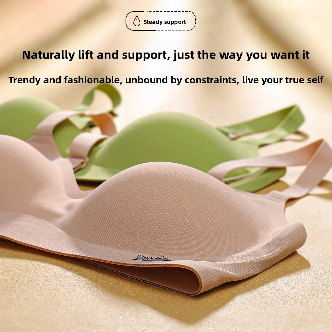 Seamless Adjustable Soft Support Bra