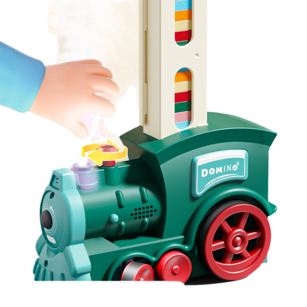 Automatic Domino Placing Train Toy Set