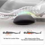 Multifunctional Lumbar Massage Pillow with Heating and Vibration