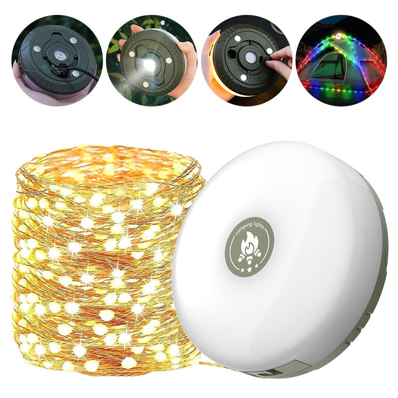Rechargeable Outdoor Camping LED String Lights