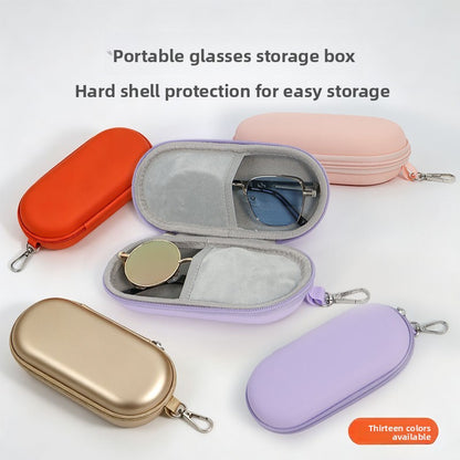 Two pairs of eyeglass cases