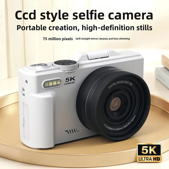Retro 5K Flip Screen Digital Camera Camera & Photography product image 1