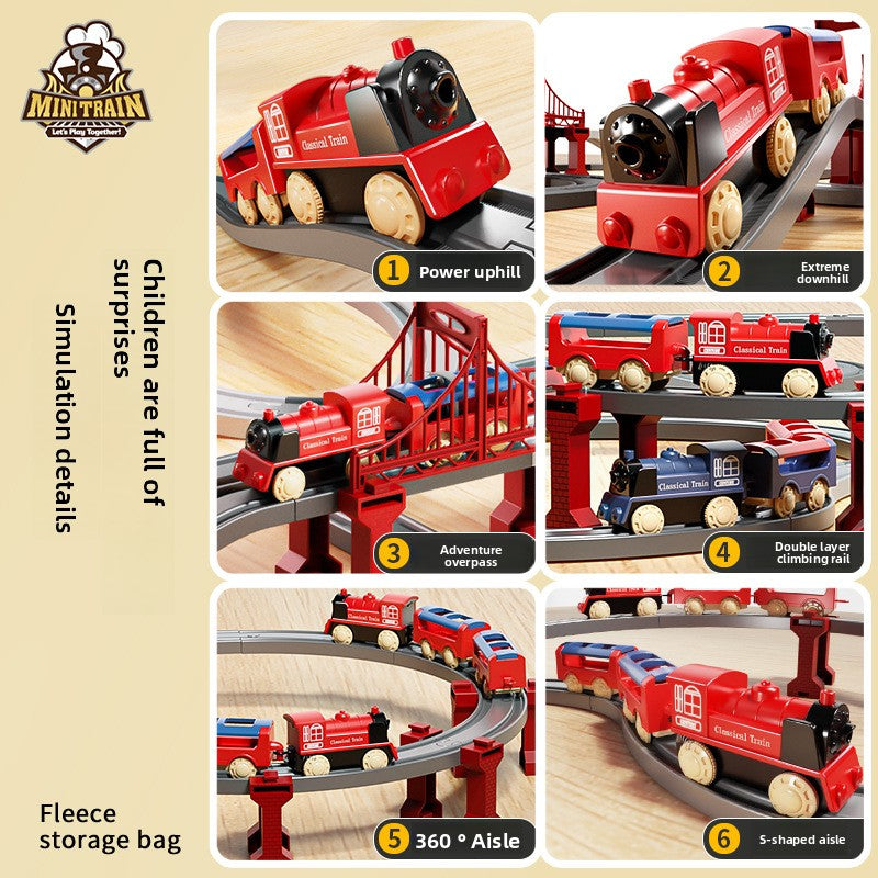 Electric Train Set with Track