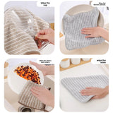 Thickened kitchen disinfectant absorbent dishwashing rags