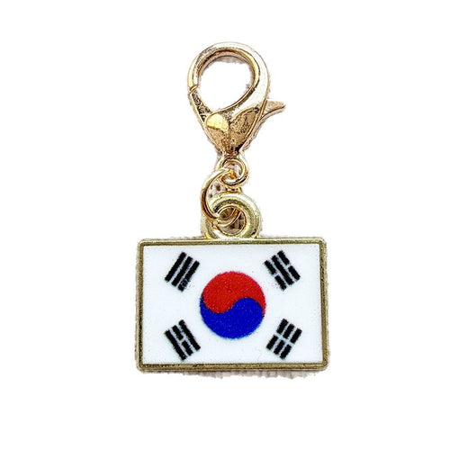 Enamel Flag Keychain Pendant