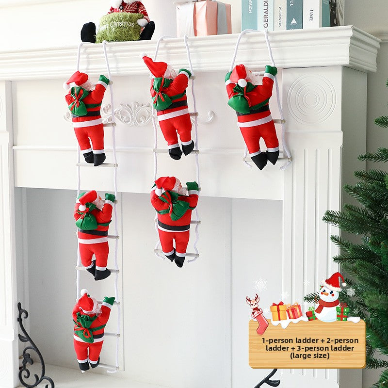 Santa Claus climbing rope toy